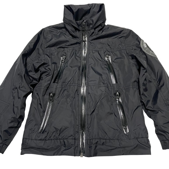 Hugo‎ Boss Alex Thomson Boys Racing Extreme Sailing Jacket Windbreaker Hooded